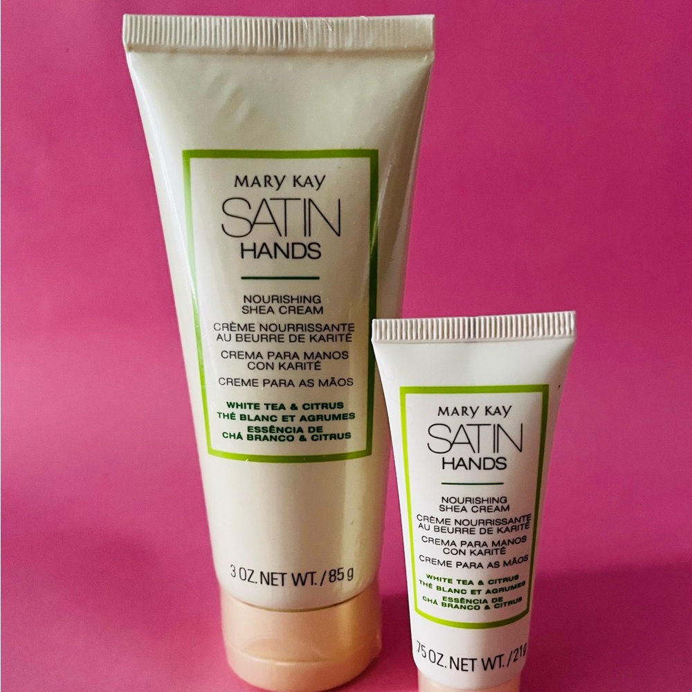 Mary Kay Satin Hands Nourishing Shea Cream - Cream & Green